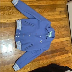 Off white varsity jacket